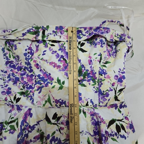 Maggy London Julia Berolzheimer Floral Print Women's Dress With Pockets No Tag - Picture 12 of 13